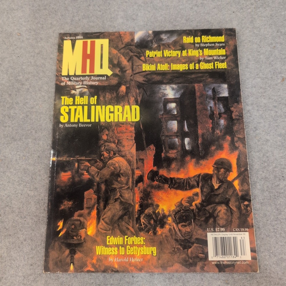 MHQ Quarterly Journal of Military History Magazine Lot Autumn 1998 Winter 1999 - Picture 1 of 2